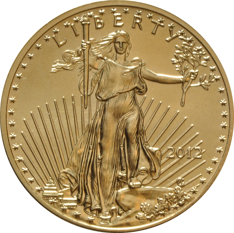 2012 Half Ounce Eagle Gold Coin