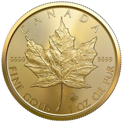 2022 1 troy ounce gouden Maple Leaf munt