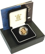 Gold Proof 2001 Sovereign Boxed