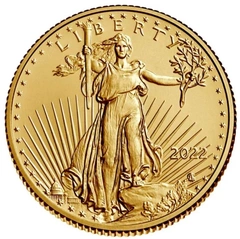 2022 1/4 troy ounce gouden American Eagle munt