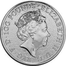 1oz Platinum Coin, The Lion - Queens Beast