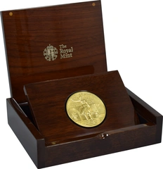 2011 10 troy ounce gouden Royal Mint Britannia Masterpiece medaille in doos
