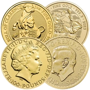 1oz Royal Mint Lunar Beasts Series £100 Gold Coins