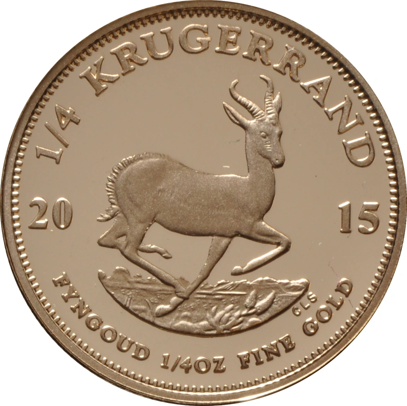 2015 Proof 1/4oz Krugerrand Gold Coin