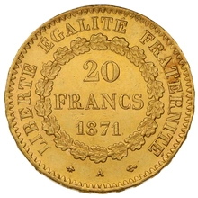 1871 20 Franse Frank - Guardian Angel - A