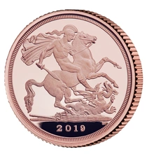 2019 Boxed Proof Quarter Sovereign
