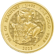 2023 Yale of Beaufort - Tudor Beasts 1/4 Ons Gouden Munt