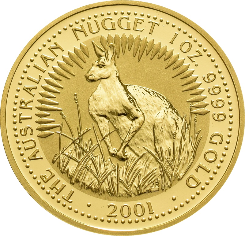 2001 1oz Gold Australian Nugget