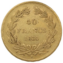 40 Franse Frank Gouden Munt