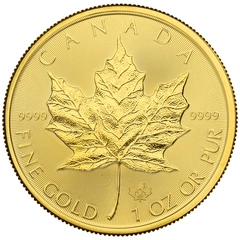 2020 1 troy ounce gouden Maple Leaf munt