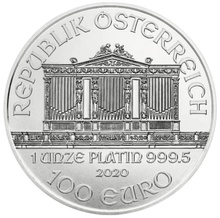 2022 1 Ons Oostenrijks Philharmonic Platina munt