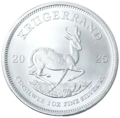 2025 1 troy ounce zilveren Krugerrand munt