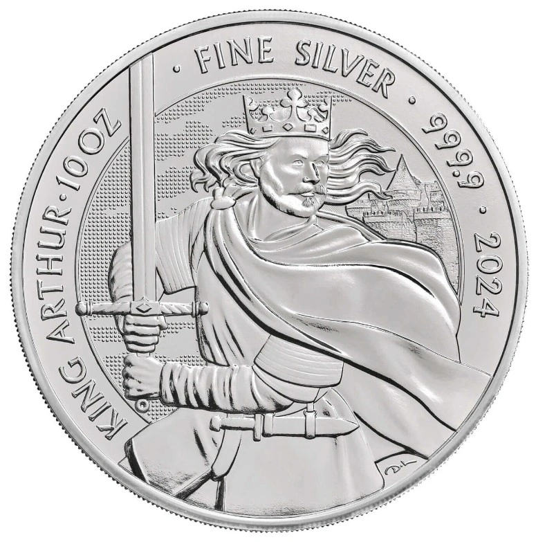 2024 Koning Arthur Mythen & Legenden 10oz Zilveren Munt