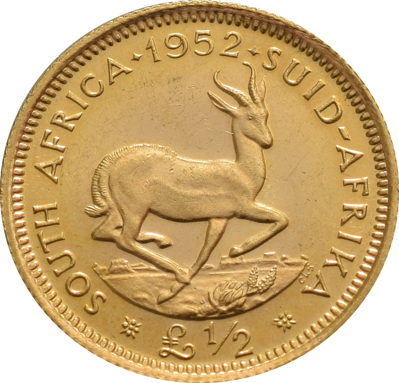 1952 £1/2 South Africa  George VI