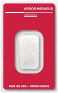 Argor-Heraeus 10 Gram Zilveren Baar
