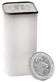 2024 Seymour Eenhoorn Zilveren Munt Tudor Beesten 2oz