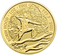 2021 Robin Hood Myths & Legends 1 Ons Gouden Munt
