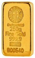 Argor-Heraeus 250g Goudbaar
