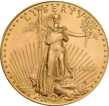 1 troy ounce gouden Eagle munt - 1999