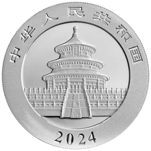 2024 30g Zilveren Chinese Panda Munt