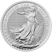 2024 Britannia 1 Ons Zilveren Munt