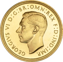 1937 Gold Proof Sovereign George VI
