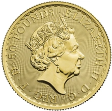 2022 Britannia Halve ounce Gouden Munt