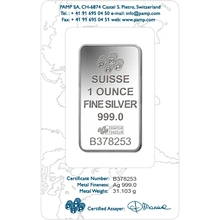 1 troy ounce zilverbaar - Grade B