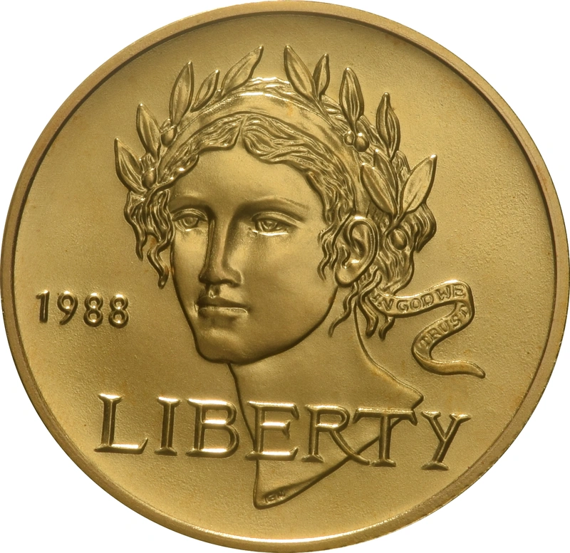 1988 Olympic Games - American Gold Half Eagle $5