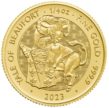 2023 Yale of Beaufort - Tudor Beasts 1/4 Ons Gouden Munt