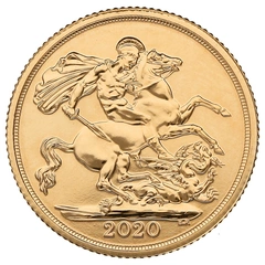 2020 gouden Sovereign munt