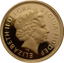 2005 Gold Sovereign - Elizabeth II Fourth head - Proof No box