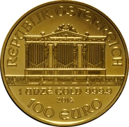 2014 1oz Austrian Gold Philharmonic Coin