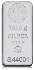 1 kilogram zilverbaar Nadir
