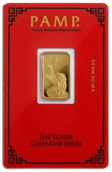PAMP Year of the Rooster 5g Goudbaar