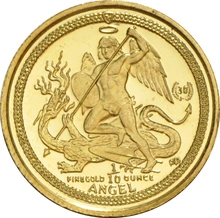 1/10 Ons Angel Gouden Munt
