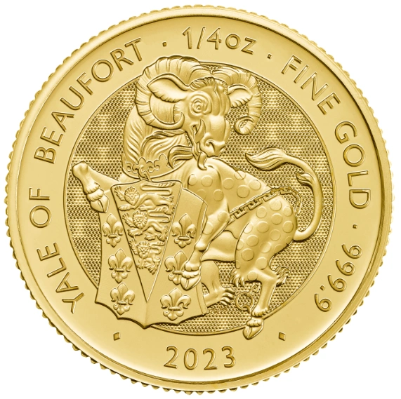 2023 Yale of Beaufort - Tudor Beasts 1/4 Ons Gouden Munt