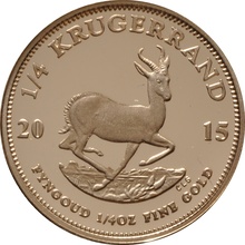 2015 Proof Quarter Ounce Gold Krugerrand - no box or COA