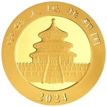 2024 30g Gouden Chinese Panda Munt