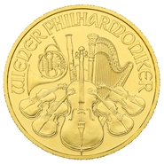 1/4 troy ounce gouden Philharmoniker munt - 2020