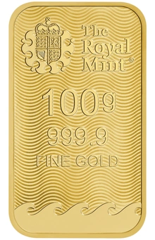 NIEUW 100 Gram goudbaar Britannia