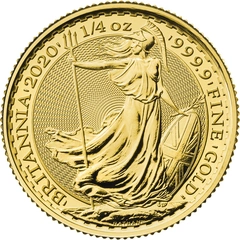 2020 1/4 troy ounce gouden Britannia munt