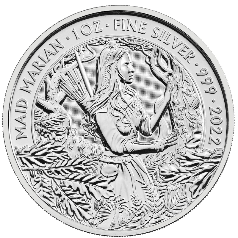 2022 Maid Marian Myths & Legends 1 Ons Zilveren Munt