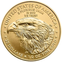2024 1/2 troy ounce gouden American Eagle munt
