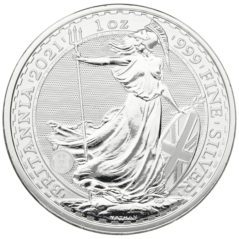 1 troy ounce zilveren Britannia munt - 2021