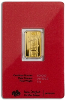 PAMP Year of the Snake 5g Goudbaar