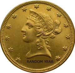 gouden American Eagle (10 Dollar) munt Liberty Head
