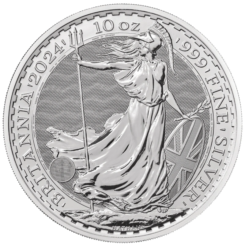2024 Britannia 10oz Zilveren Munt