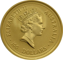 1998 1oz Gold Australian Lunar Year of the Tiger