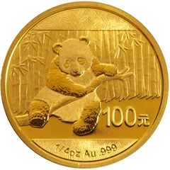2014 1/4 troy ounce gouden Panda munt